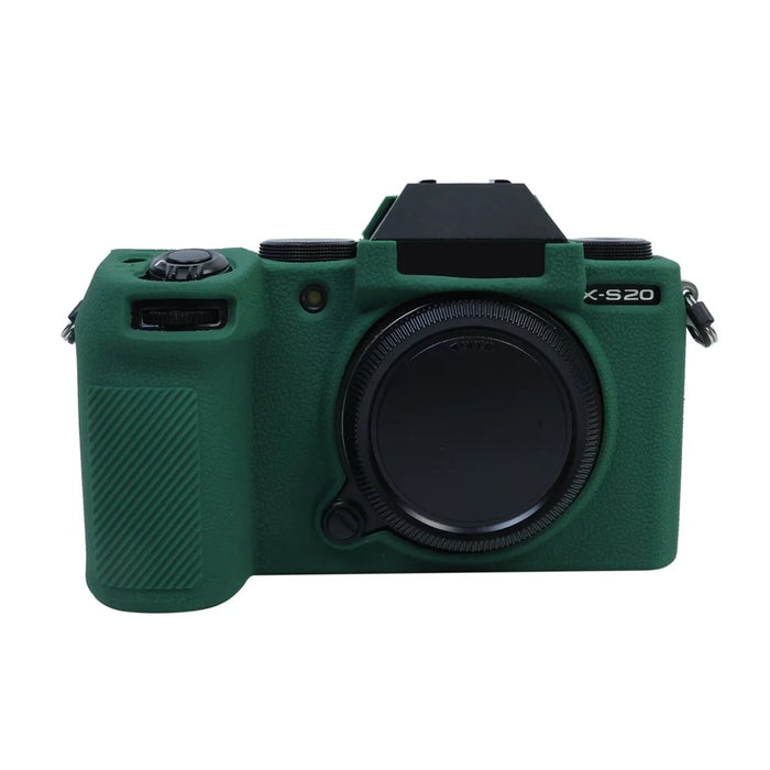 For Fuji X-S20 Soft Silicone Protective Case Camera Shockproof Cover - Green - 1