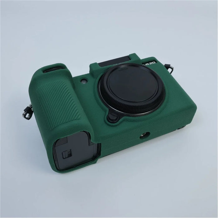 For Fuji X-S20 Soft Silicone Protective Case Camera Shockproof Cover - Green - 3