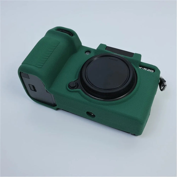 For Fuji X-S20 Soft Silicone Protective Case Camera Shockproof Cover - Green - 4