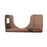 For Fuji X100V Bottom Case Battery Opening Design PU Leather Camera Half Body Cover + Wrist Strap - Coffee - 7