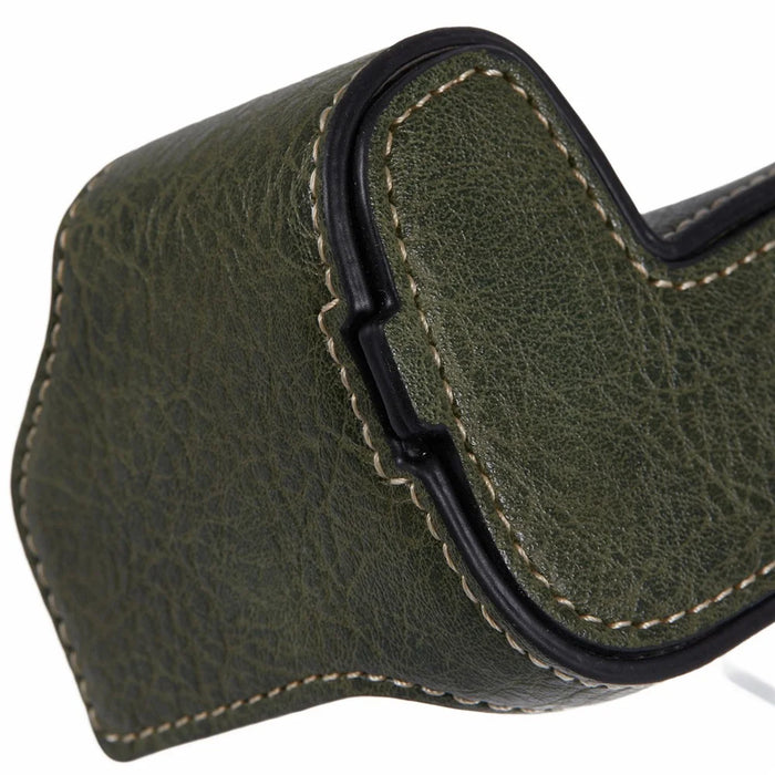 For Canon EOS R8 / RP PU Leather Camera Case Bottom Half-Body Protective Case with Battery Opening - Green - 6