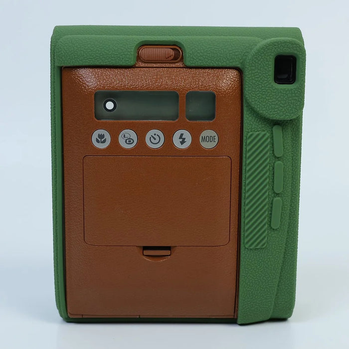 For Fuji Instax Mini 90 Silicone Case Camera Protective Cover Anti-drop Case - Green - 4