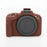 For Canon EOS R50 Silicone Protective Case Soft Anti-collision Camera Cover - Coffee - 2