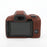 For Canon EOS R50 Silicone Protective Case Soft Anti-collision Camera Cover - Coffee - 3
