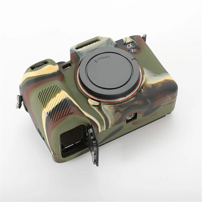 For Sony A7R5 / A7M5 Glossy Camera Cover Drop Protection Soft Silicone Protective Case - Camouflage - 7