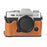 For Fuji XT10 / XT20 / XT30 / XT30 II Leather Camera Case Bottom Half-Body Camera Protective Cover with Strap - Brown - 2