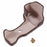 For Nikon Z 30 / Z 50 Anti-Scratch Camera Bottom Cover Screw Design PU Leather Half Body Case - Coffee - 1