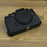For Nikon Z f Genuine Cow Leather Protective Bottom Case Half Camera Cover with Battery Opening - Black - 2