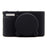 For Canon SX740 HS / SX730 HS Case Anti-Slip Silicone Camera Protective Cover - Black - 1