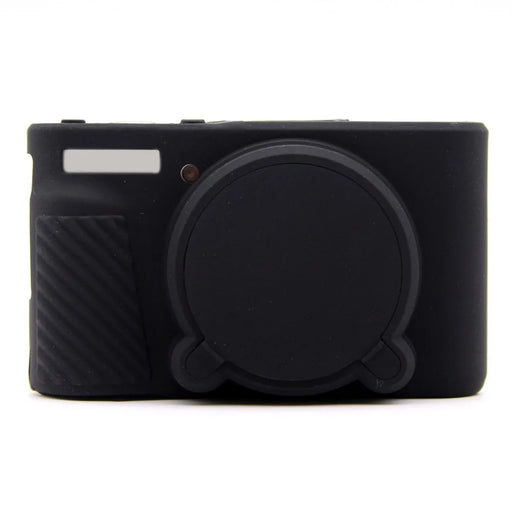 For Canon SX740 HS / SX730 HS Case Anti-Slip Silicone Camera Protective Cover - Black - 1