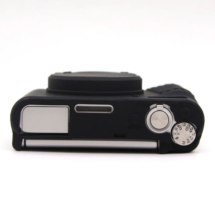 For Canon SX740 HS / SX730 HS Case Anti-Slip Silicone Camera Protective Cover - Black - 4