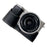 For Sony A6400 / A6300 / A6100 / A6000 PU Leather Camera Bottom Cover Screw Hole Half Body Case - Black - 1