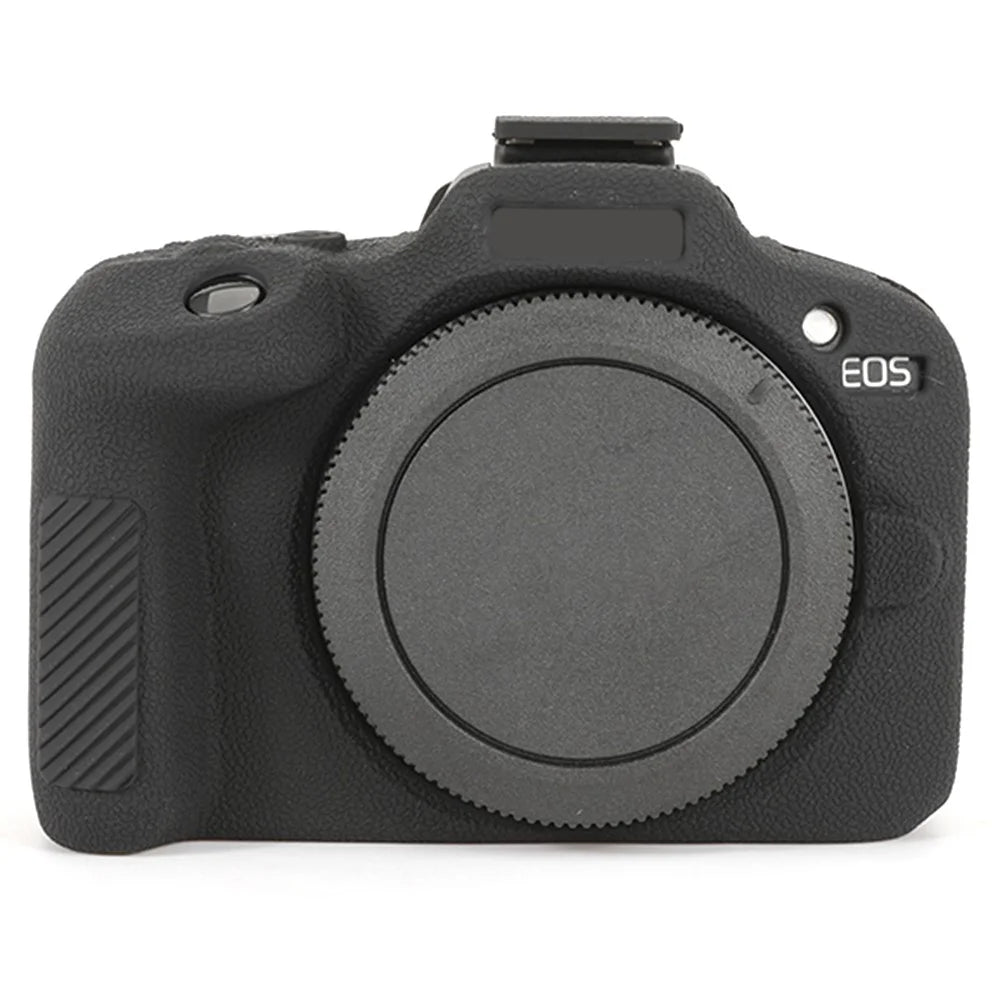 For Canon EOS R100 Case Soft Silicone Cover Anti-skid Camera Protective Shell - Black - 1