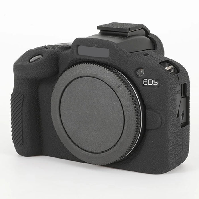 For Canon EOS R100 Case Soft Silicone Cover Anti-skid Camera Protective Shell - Black - 5