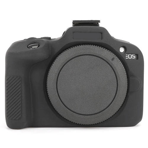 For Canon EOS R100 Anti-skid Camera Cover Soft Silicone Protective Case - Black - 1