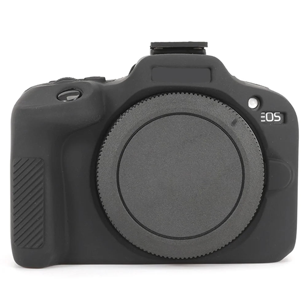 For Canon EOS R100 Anti-skid Camera Cover Soft Silicone Protective Case - Black - 1