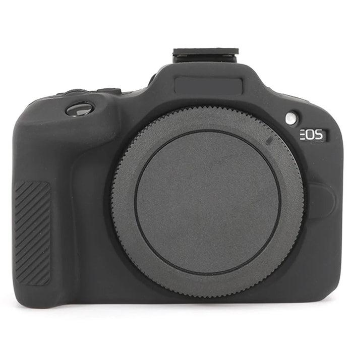 For Canon EOS R100 Anti-skid Camera Cover Soft Silicone Protective Case - Black - 1