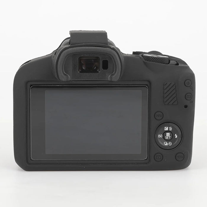 For Canon EOS R100 Anti-skid Camera Cover Soft Silicone Protective Case - Black - 3