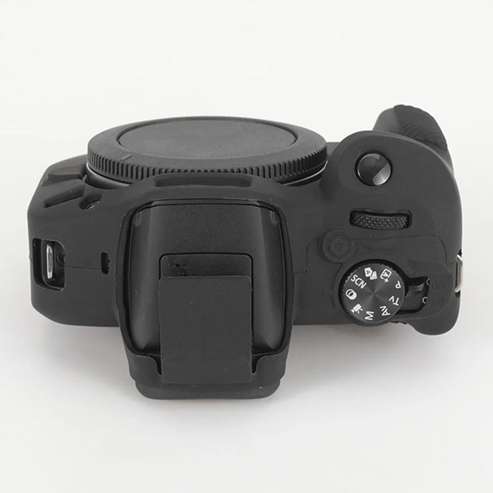 For Canon EOS R100 Anti-skid Camera Cover Soft Silicone Protective Case - Black - 4