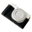 For Sony ZV-1 II / ZV-1M2 / ZV-1F Litchi Texture PU Leather Camera Bag Bottom Case Easy to Replace Battery - Black - 1