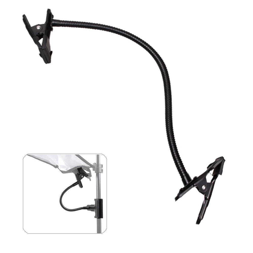 Double-ended Flexible Camera Jaw Clamp Mount Stand Reflector Big Clip Camera Accessories Holder - 1