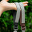 JN-GDII Quick Release Polyester Camera Carrying Strap 29-35cm Telescopic Wrist Strap - Black - 7