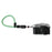 23cm DSLR Camera Carrying Lanyard Braided Nylon PU Leather Quick Release Wrist Strap - Green - 3