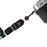 23cm DSLR Camera Carrying Lanyard Braided Nylon PU Leather Quick Release Wrist Strap - Green - 4