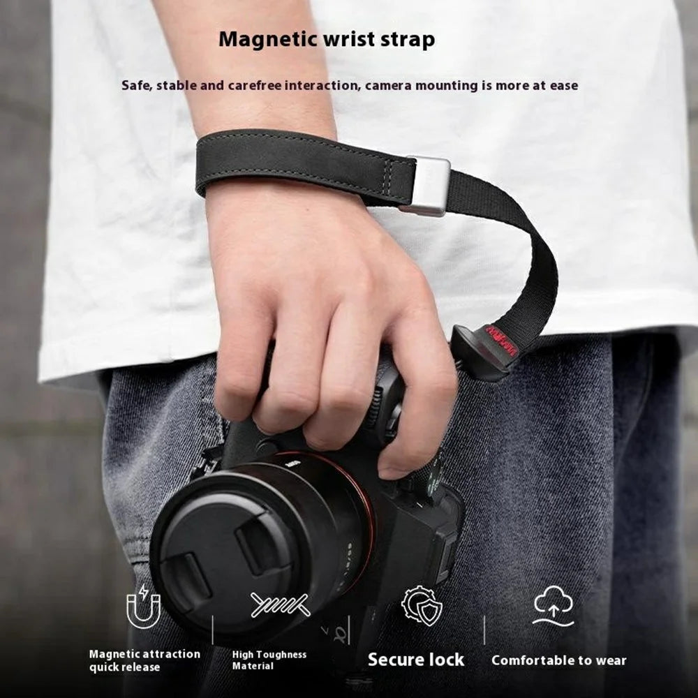 TELESIN P10-HWG-01 Camera Wrist Strap Magnetic Quick Release Detachable Lanyard for DSLR / Action Cameras - 2