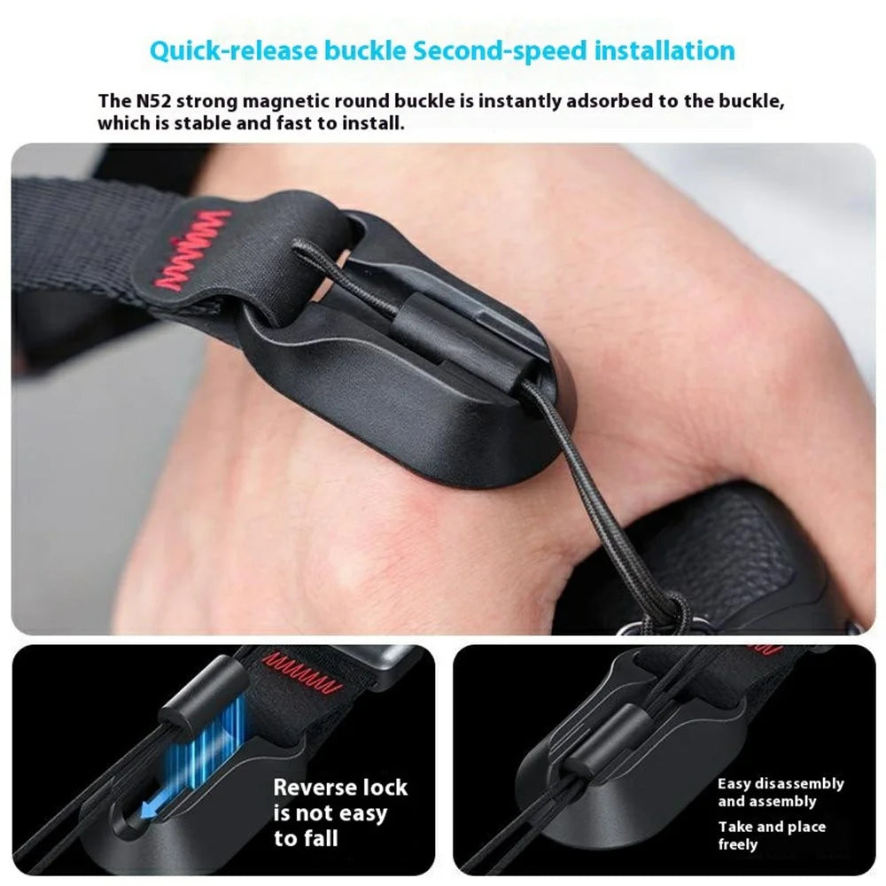 TELESIN P10-HWG-01 Camera Wrist Strap Magnetic Quick Release Detachable Lanyard for DSLR / Action Cameras - 3