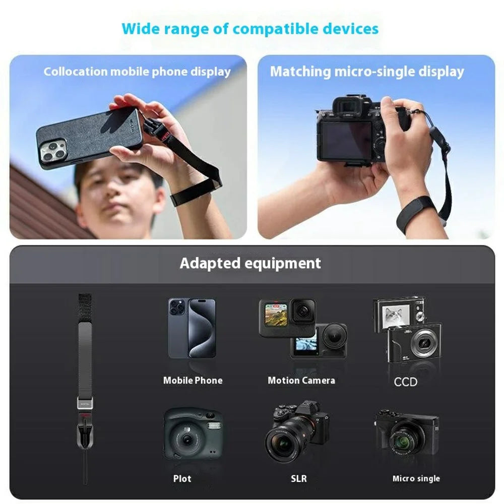 TELESIN P10-HWG-01 Camera Wrist Strap Magnetic Quick Release Detachable Lanyard for DSLR / Action Cameras - 5
