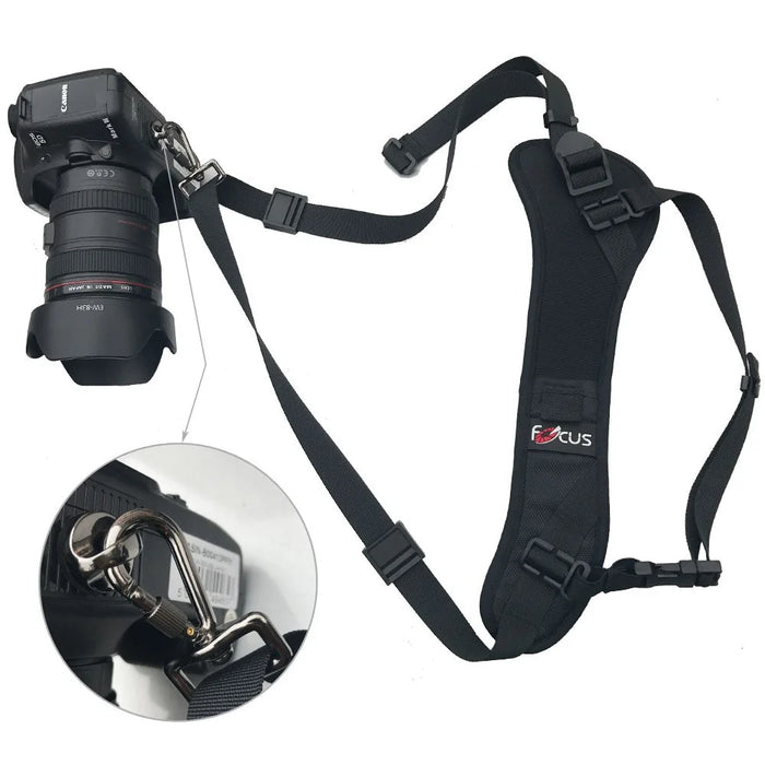 FOCUS F-1 Quick Sling Camera Single Shoulder Belt Adjustable Shockproof Nylon Strap for SLR DSLR Camera - 5