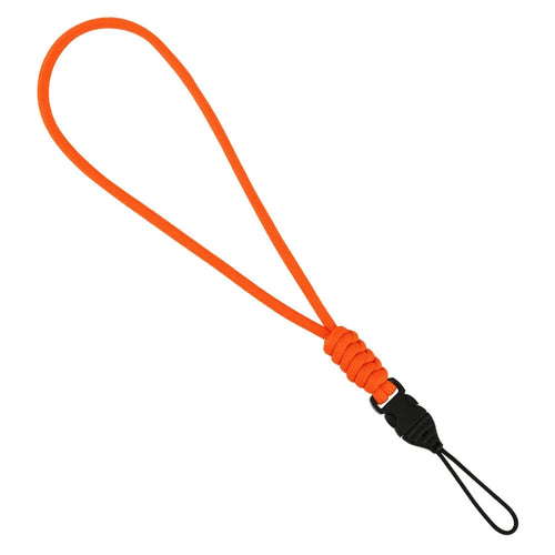27cm Camera Wrist Strap Nylon Braided Hand Strap with Quick Release Buckle for Mirrorless DSLR Digital Camera Phone - Orange - 1