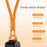 21cm Hand Strap for Insta360 Luna Ultra Camera Adjustable Wrist Lanyard Anti-Lost Self-Locking Buckle Polyester Rope - Orange - 4
