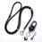 AMAGISN BD54 85cm Steel Wire Quick-Draw Sling Lanyard with 140cm Shoulder Strap for Insta360 Luna Ultra / DJI Pocket 4/3 - Black - 1