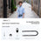 AMAGISN BD54 85cm Steel Wire Quick-Draw Sling Lanyard with 140cm Shoulder Strap for Insta360 Luna Ultra / DJI Pocket 4/3 - Black - 2