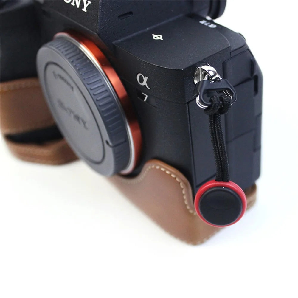Quick Release Camera PU Leather Strap SLR Camera Carrying Belt Adjustable Shoulder Strap - White - 3