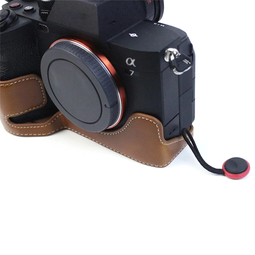 Quick Release Camera PU Leather Strap SLR Camera Carrying Belt Adjustable Shoulder Strap - White - 4