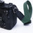 For DSLR Camera with Round Hole Connector Non-slip Adjustable Nylon Wrist Strap Hand Grip Rope - Green - 2