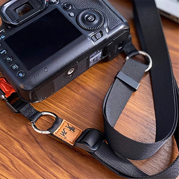 JN-XJ Adjustable Quick Release Camera Shoulder Sling Neck Belt Strap for Leica Canon Nikon Fujifilm - Green - 3