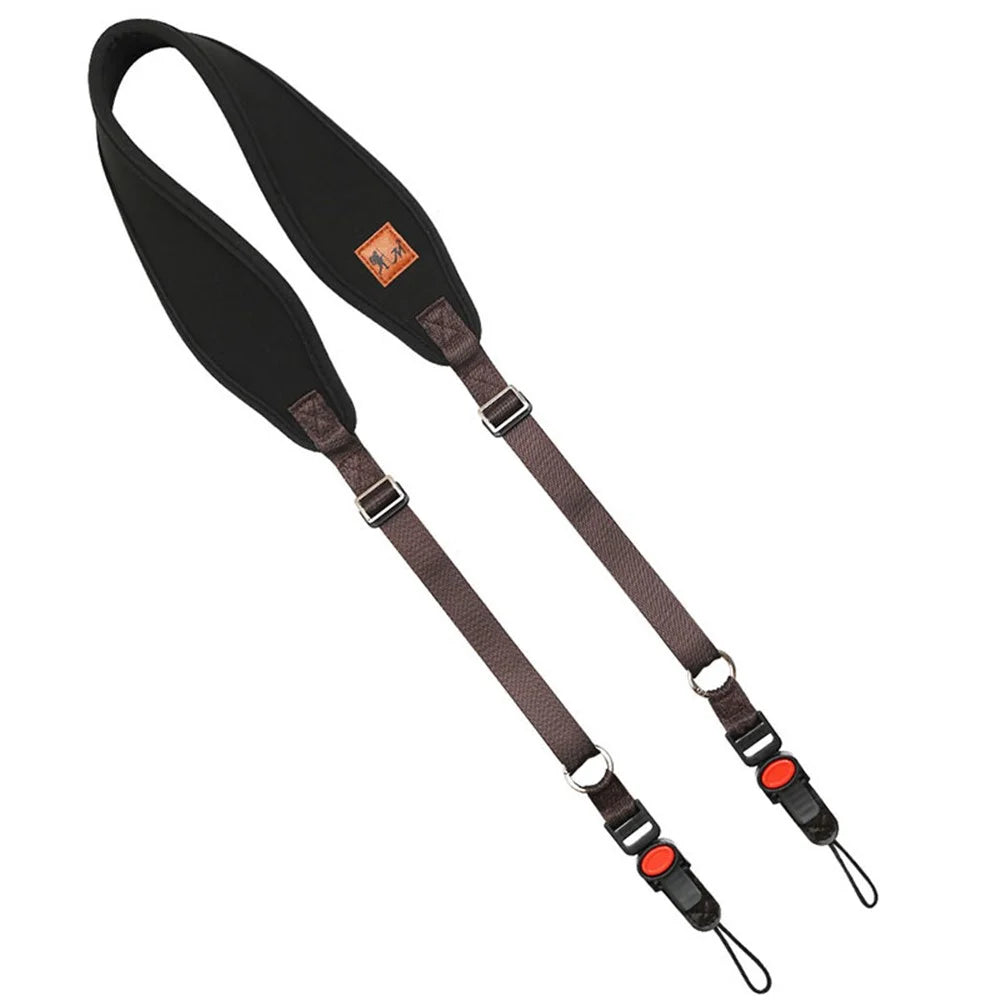 JN-FK Camera Nylon Carrying Strap Quick Release SLR Camera Neck Shoulder Strap Adjustable Rope - 5
