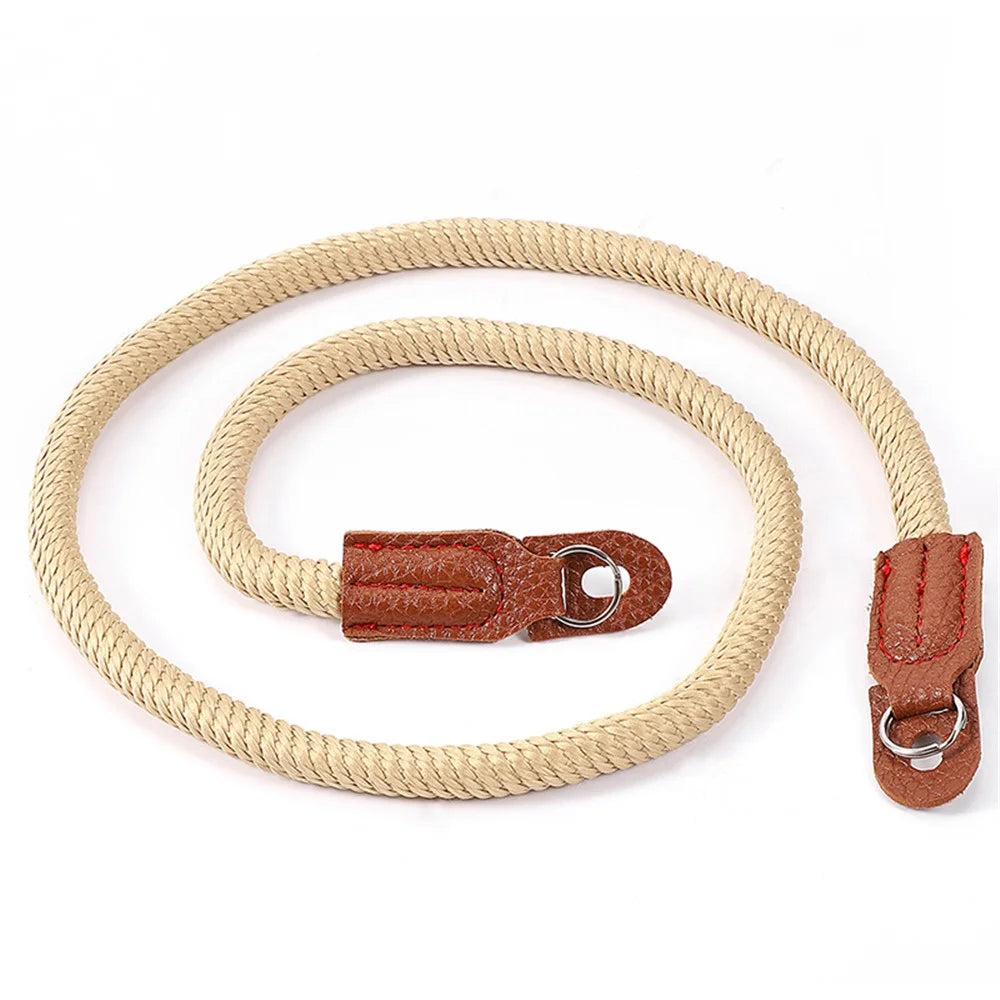 For Sony Leica Camera Wrist Strap Braided Quick Release Hand Strap Shoulder Strap - Khaki - 2