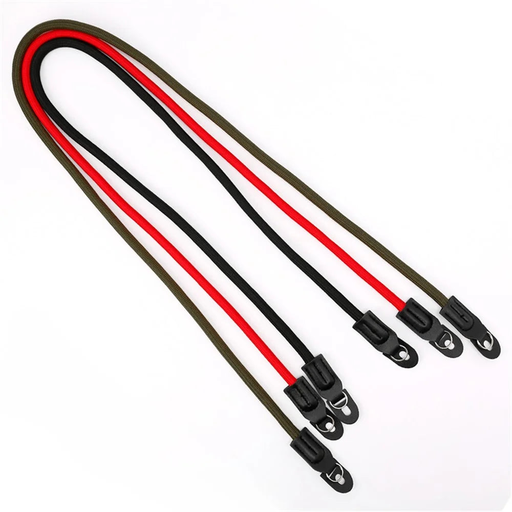 Neck Rope Shoulder Strap for Canon / Leica / Fuji / Panasonic DSLR Camera with Round Hole Connector - Green - 4