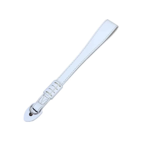 For Fujifilm xt5 / xh2 / xt4 / xs10 / xt30II Camera PU Leather Hand Strap SLR Camera Anti-lost Wrist Rope - White - 1