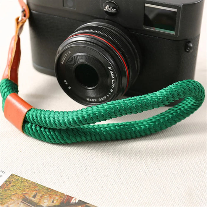 SLR Camera Climbing Rope Hand Strap Camera Carrying Anti-lost Wrist Rope - Green - 2
