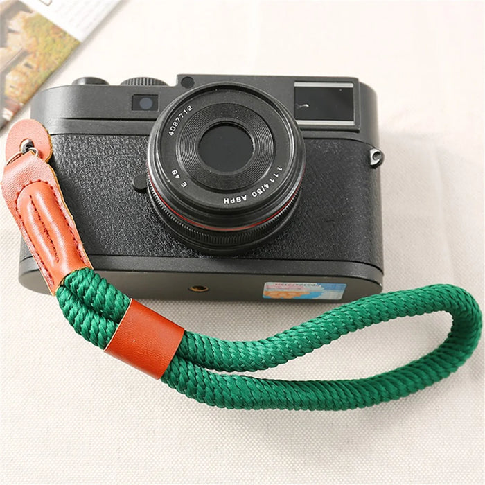 SLR Camera Climbing Rope Hand Strap Camera Carrying Anti-lost Wrist Rope - Green - 3