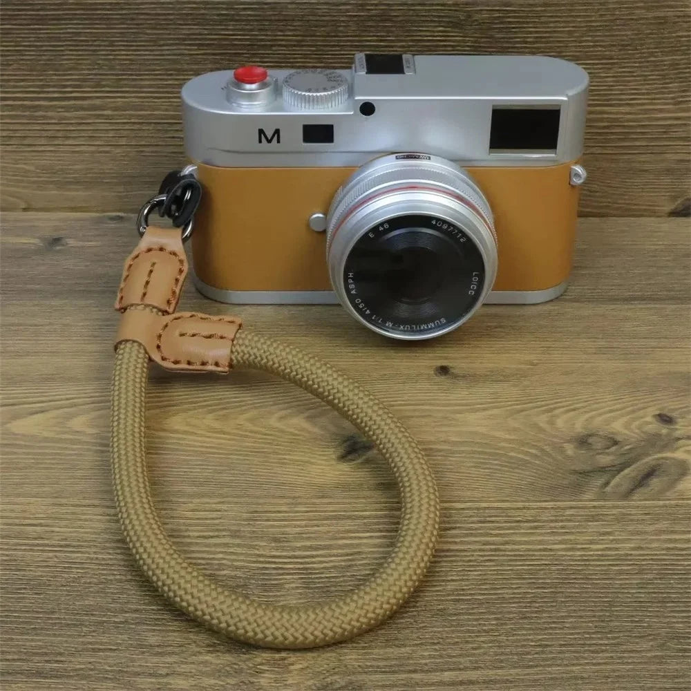 1.2 x 21cm Nylon Camera Strap for Sony Fuji Canon Nikon Panasonic Anti-Lost Safety Hand Strap - Khaki - 2