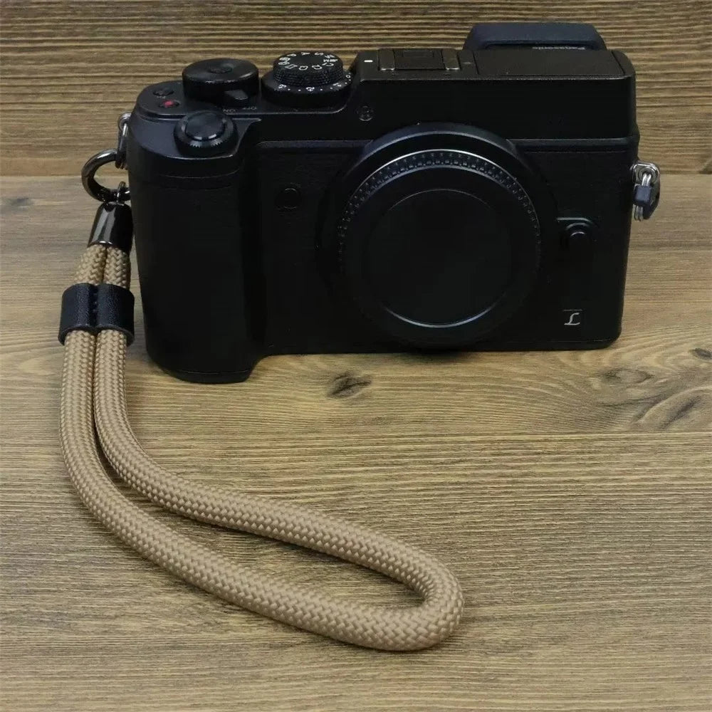 0.8 x 21cm Nylon Wrist Strap for Micro SLR Cameras Anti-Lost Portable Safety Hand Strap - Khaki - 3