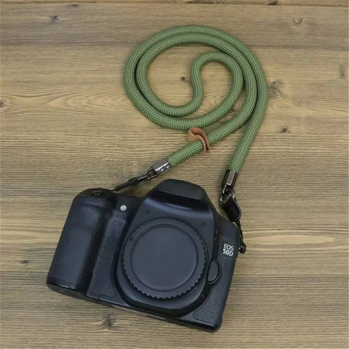 For Sony / Fujifilm / Canon / Panasonic Camera Shoulder Strap Quick Release Slim Sling Strap Neck-mounted Strap - Black - 7