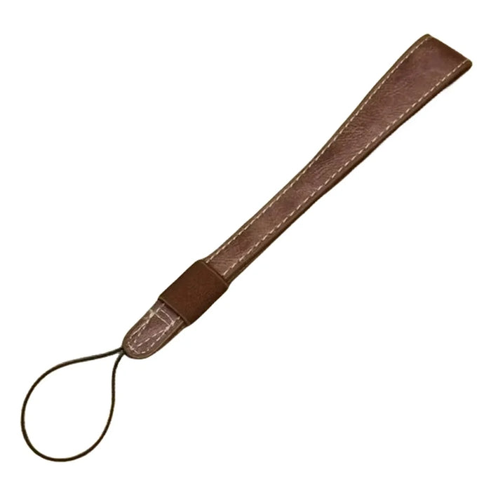 For Sony RX100 ZV-1F / Panasonic LX10 PU Leather Wrist Strap Camera Carrying Strap - Coffee - 1